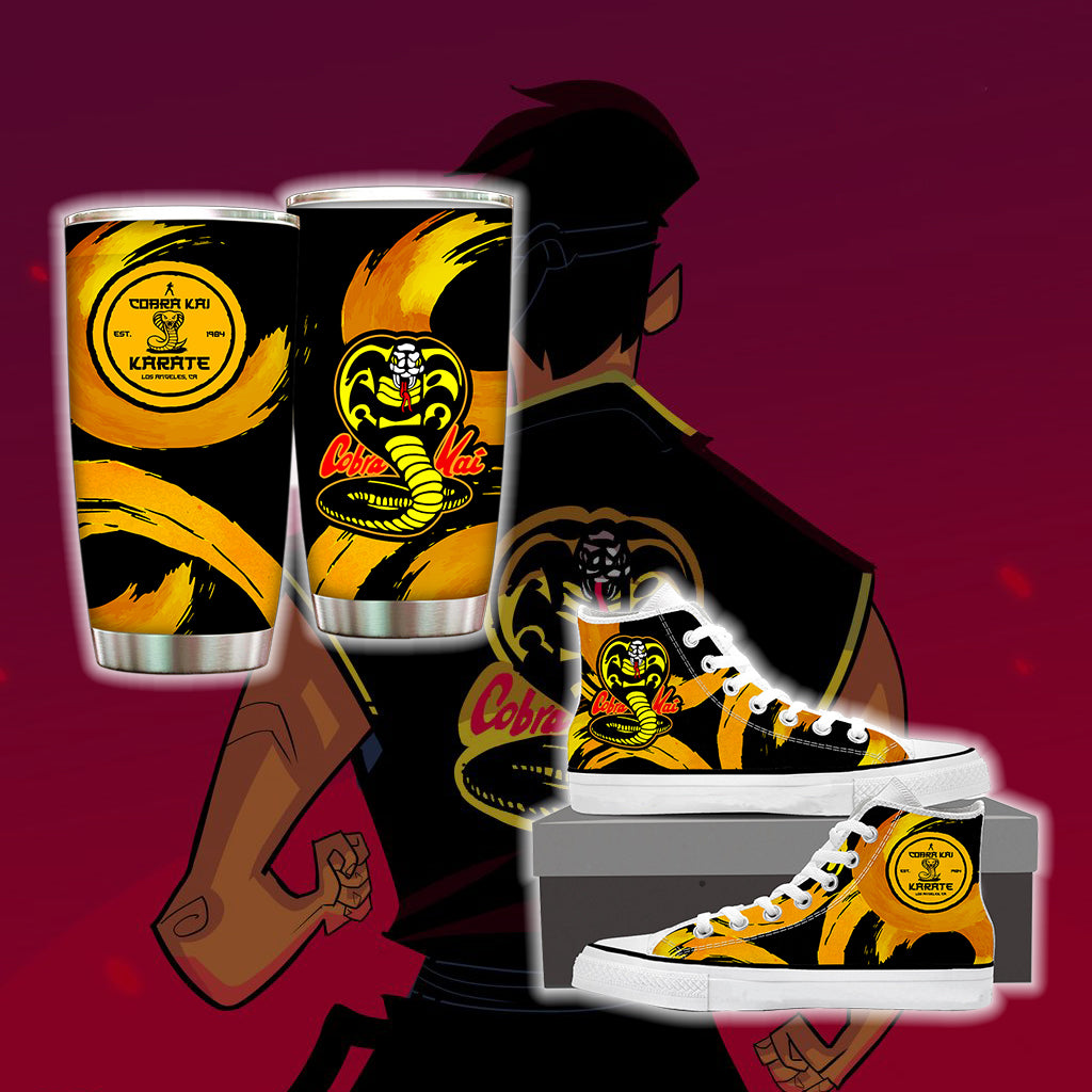 Cobra Kai High Top Shoes   