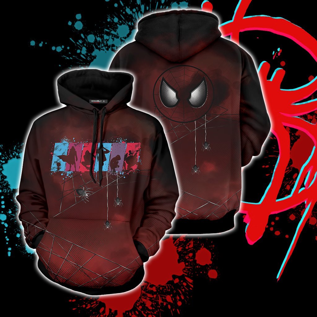 Spider-Man: Into the Spider-Verse Spider Friend Unisex 3D T-shirt Hoodie S 