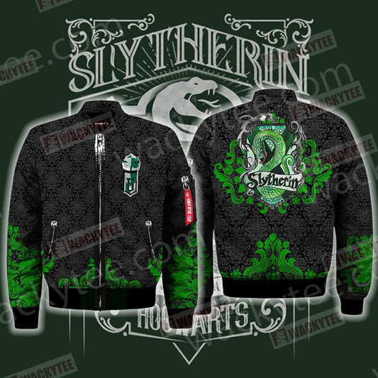 Cunning Like A Slytherin Harry Potter Wacky Style Bomber Jacket S  