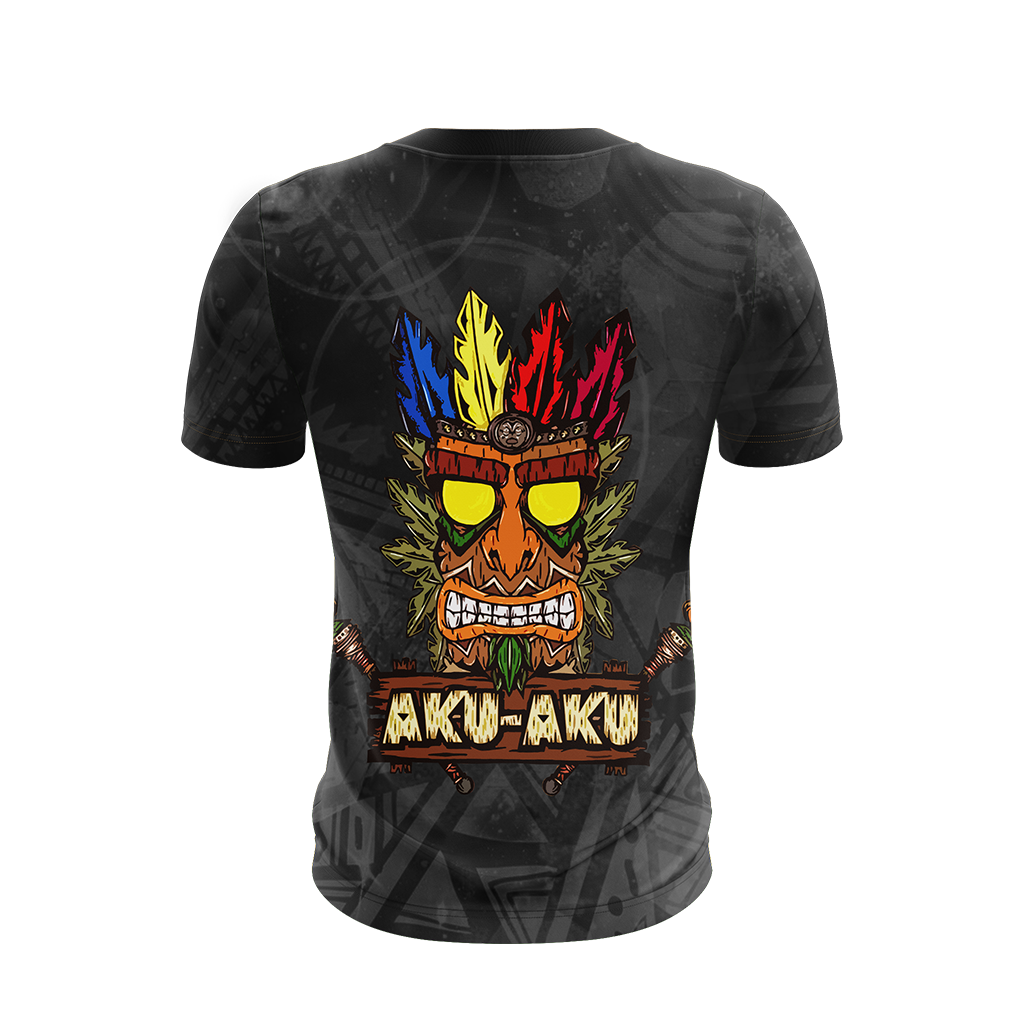Crash Bandicoot - Aku Aku Unisex 3D T-shirt   
