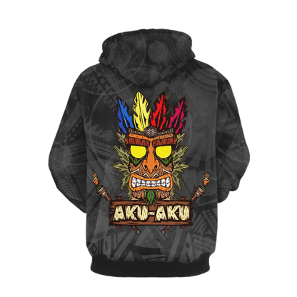 Crash Bandicoot - Aku Aku Unisex 3D T-shirt   