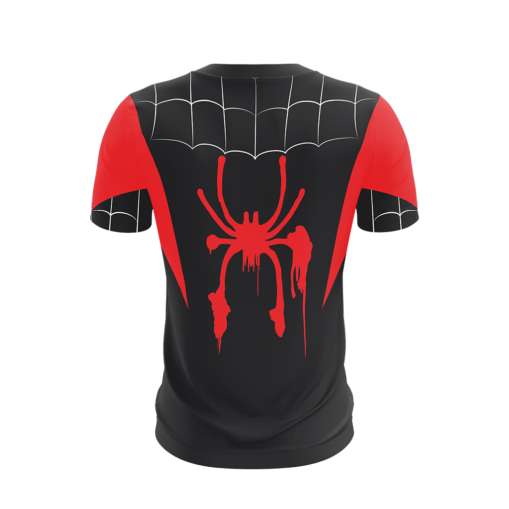 Spider-Man: Into the Spider-Verse Miles Morales Cosplay Unisex 3D T-shirt   