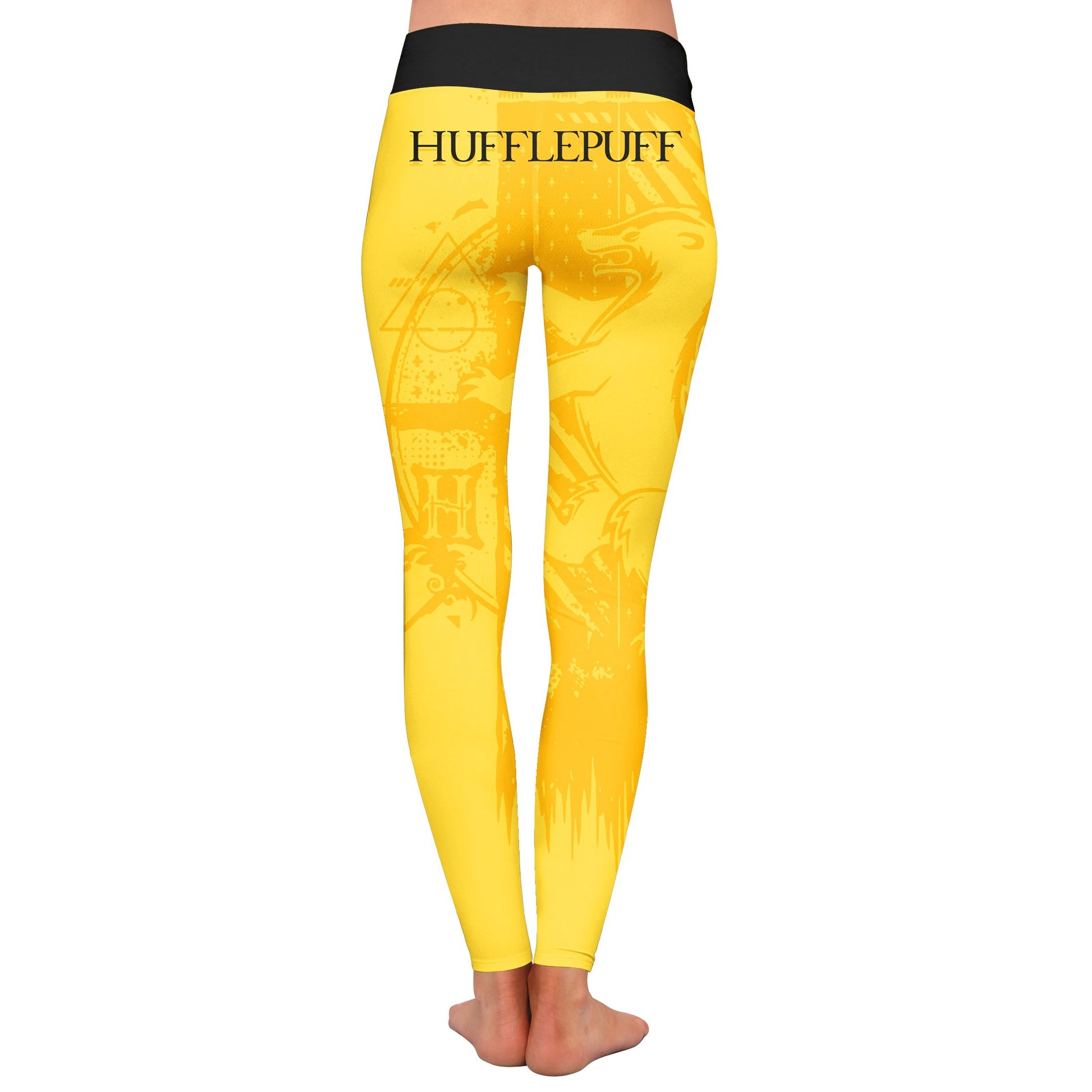 Quidditch Hufflepuff Harry Potter 3D Leggings   