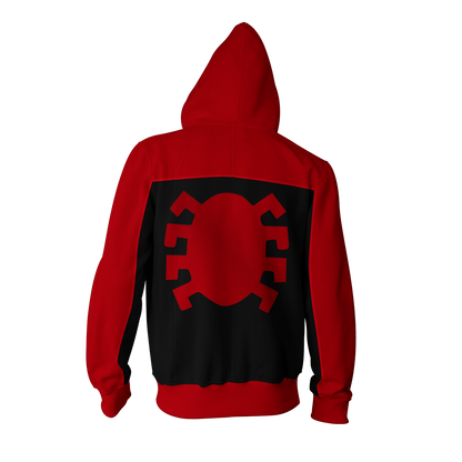 Spider-Man Last Stand Cosplay PS4 Zip Up Hoodie Jacket   