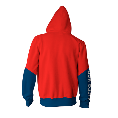 Baywatch Cosplay Zip Up Hoodie Jacket   