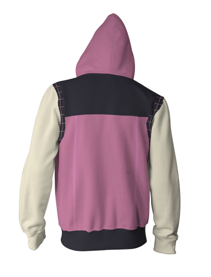 Kingdom Hearts III Kairi Cosplay Zip Up Hoodie Jacket   