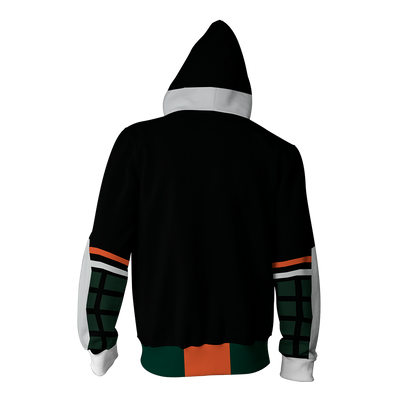 Boku No Hero Academia Katsuki Bakugou Cosplay Zip Up Hoodie Jacket   