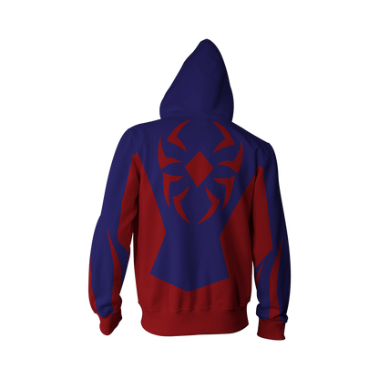 Scarlet Spider (Ben Reilly) Cosplay Zip Up Hoodie Jacket   