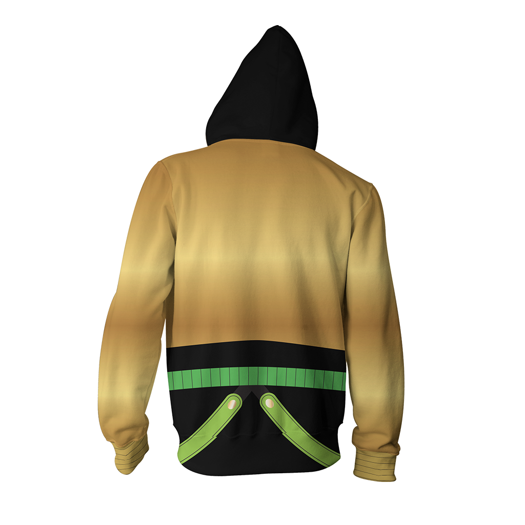 Jojo's Bizarre Adventure: Stardust Crusaders Dio Brando Cosplay Zip Up Hoodie Jacket   