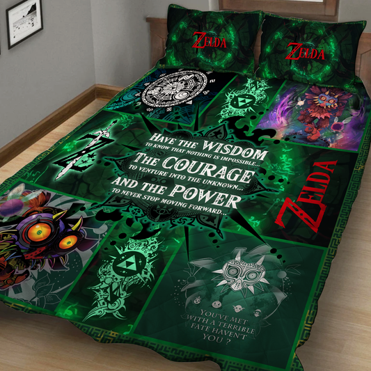 Zelda Quilt Bed Set Quilt Set Twin (150x180CM) 