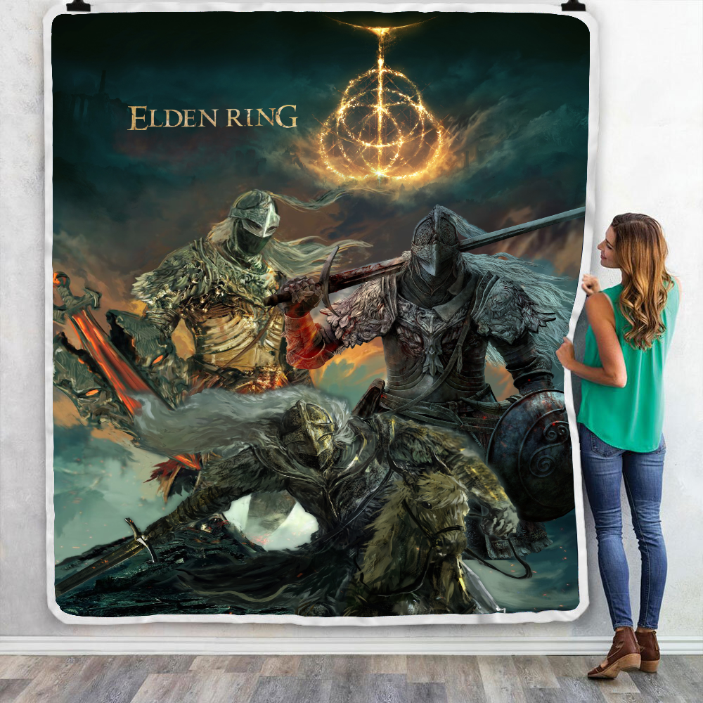 Elden Ring Video Game Throw Blanket   