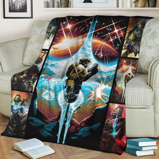 Halo New 3D Throw Blanket 130cm x 150cm  