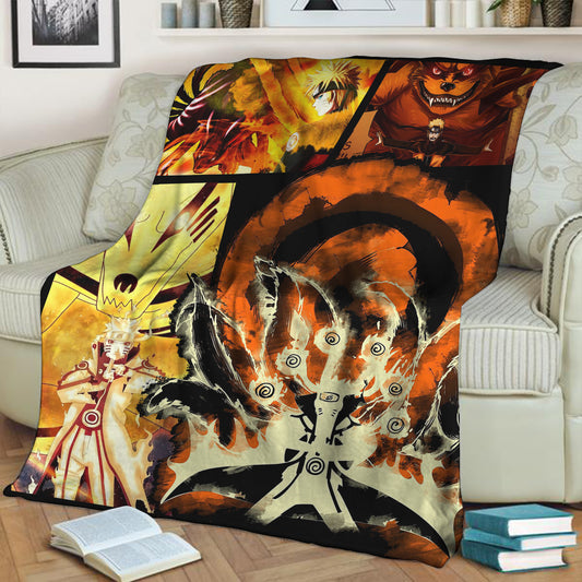 Naruto Hokage 3D Throw Blanket 130cm x 150cm  