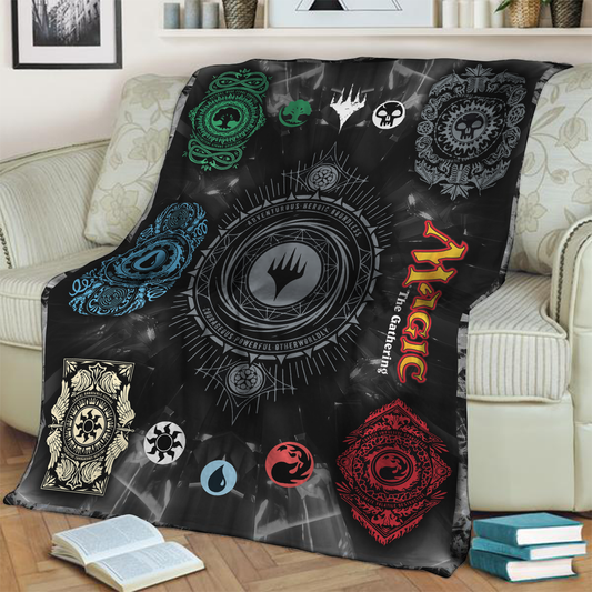 Magic: The Gathering Ornaments 3D Throw Blanket 130cm x 150cm  