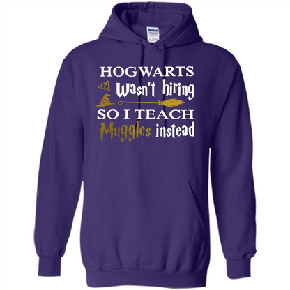 I Teach Muggles Instead T-shirt Purple S 