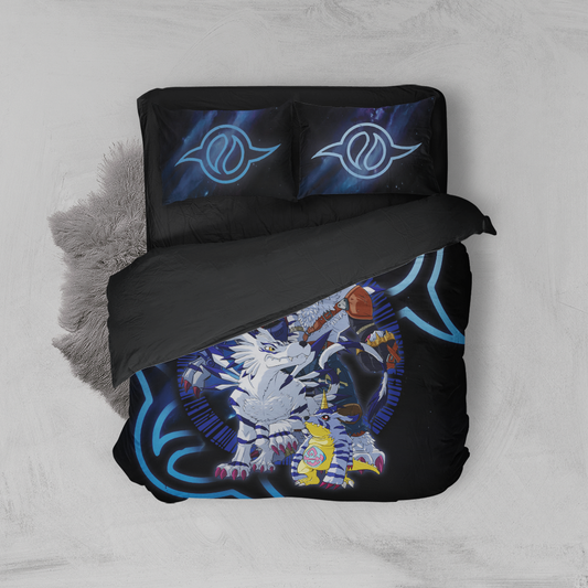 Gabumon Gabumon Family 3D Bed Set Twin (3PCS)  
