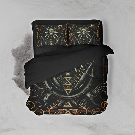 Witcher Symbol 3D Bed Set Twin (3PCS)  