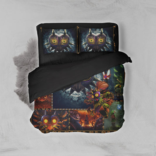 The Legend Of Zelda Majora's Mask 3D Bed Set Twin (3PCS)  
