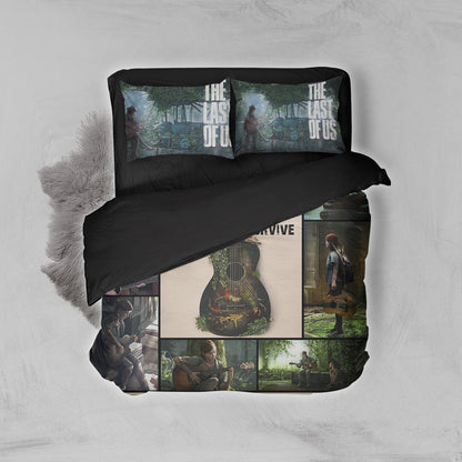 The Last Of Us Endure And Survive 3D Bed Set Twin (3PCS)  