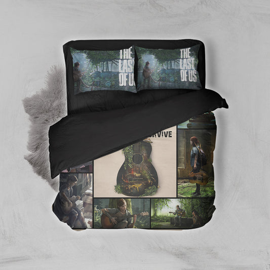 The Last Of Us Endure And Survive 3D Bed Set Twin (3PCS)  