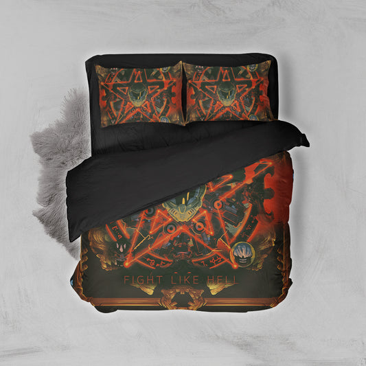 Doom 3D Bed Set Twin (3PCS)  