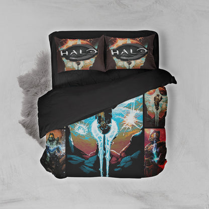 Halo New 3D Bed Set Twin (3PCS)  