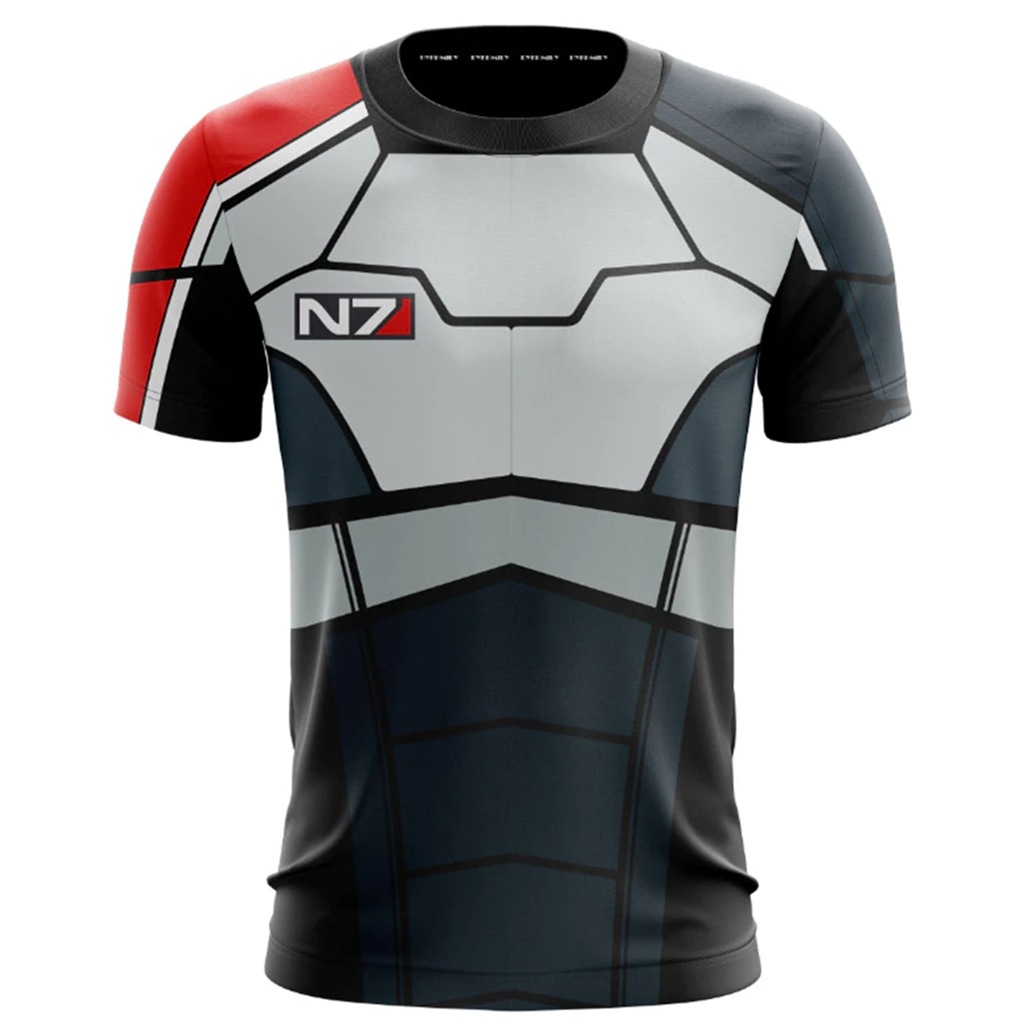 N7 Mass Effect 3 Cosplay Unisex 3D T-shirt   