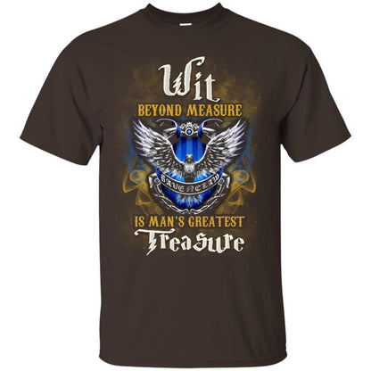 Wit Beyond Measure Is Man's Greatest Treasure Ravenclaw House Harry Potter Fan Shirt