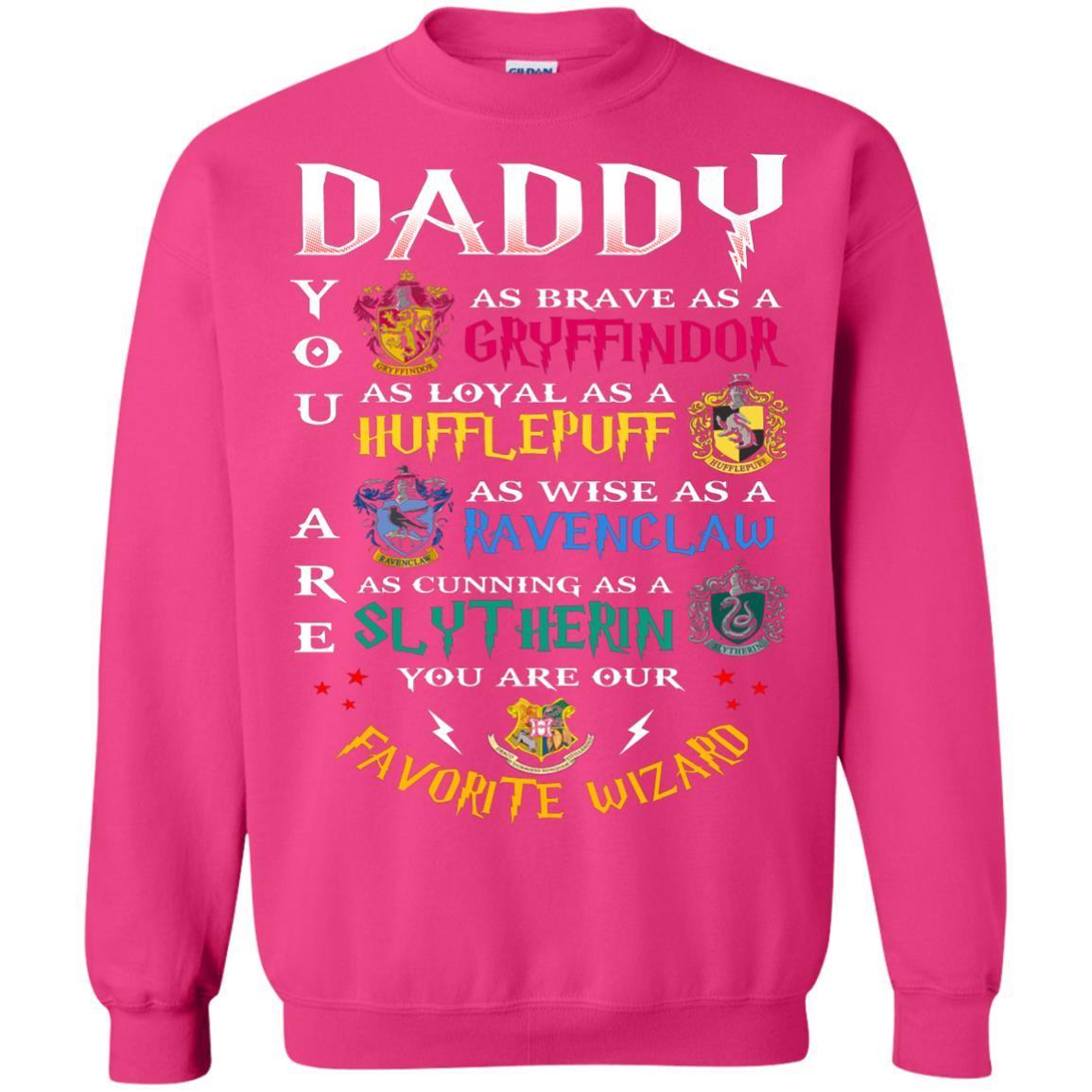 Daddy Our  Favorite Wizard Harry Potter Fan T-shirt Heliconia S 