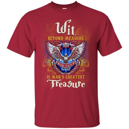 Wit Beyond Measure Is Man's Greatest Treasure Ravenclaw House Harry Potter Fan Shirt