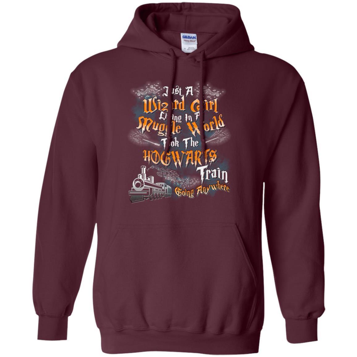 Just A Wizard Girl Living In A Muggle World Took The Hogwarts Train Going Anywhere Maroon S 