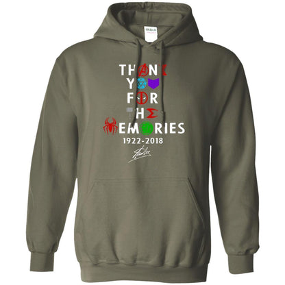 Thank You For The Memories Stan Lee Movie Hero Fan Shirt