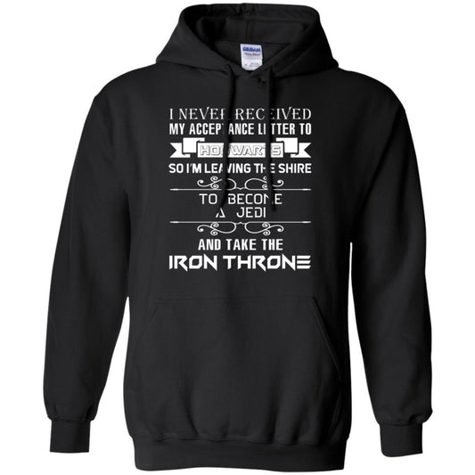 I Never Received My Acceptance Letter To Hogwarts Harry Potter Fan T-shirt Black S 