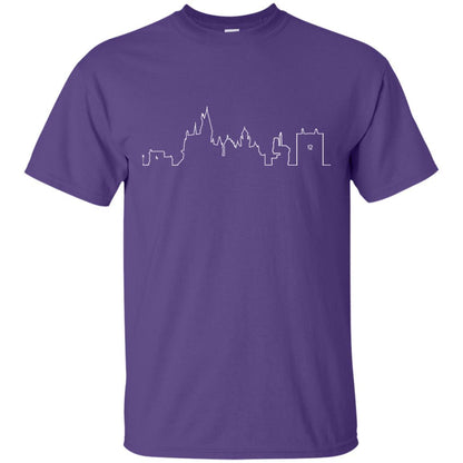 Hogwarts School Harry Potter Fan T-shirt Purple S 