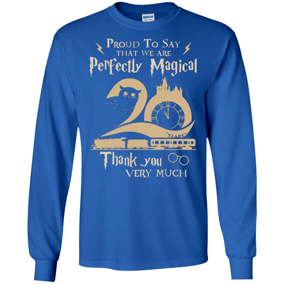 Proud To Say That We Are Perfectly Magical  Thank You Very Much Harry Potter Fan T-shirt Royal S 