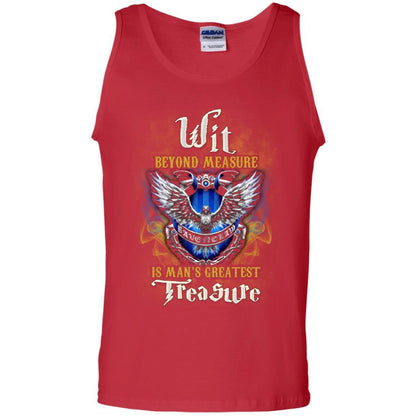 Wit Beyond Measure Is Man's Greatest Treasure Ravenclaw House Harry Potter Fan Shirt Red S 