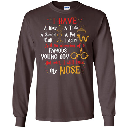 I Have A Diary, A Tiara, A Special Cup, A Pet I Adore And An Obsession Of A Famous Young Boy Harry Potter Fan T-shirt
