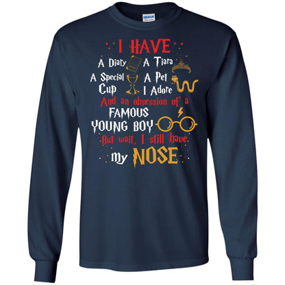 I Have A Diary, A Tiara, A Special Cup, A Pet I Adore And An Obsession Of A Famous Young Boy Harry Potter Fan T-shirt