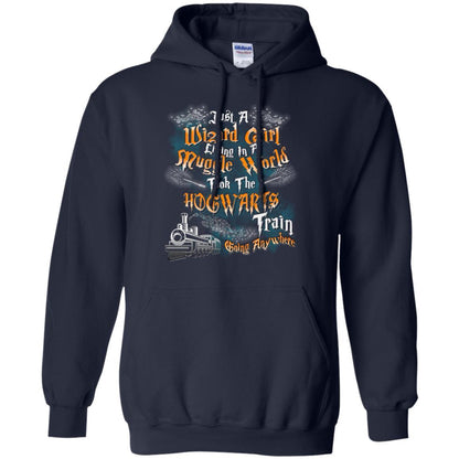 Just A Wizard Girl Living In A Muggle World Took The Hogwarts Train Going Anywhere Navy S 
