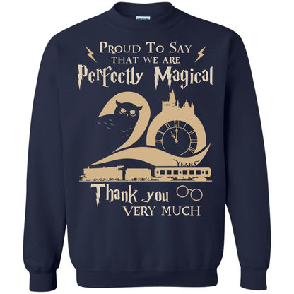 Proud To Say That We Are Perfectly Magical  Thank You Very Much Harry Potter Fan T-shirt Navy S 