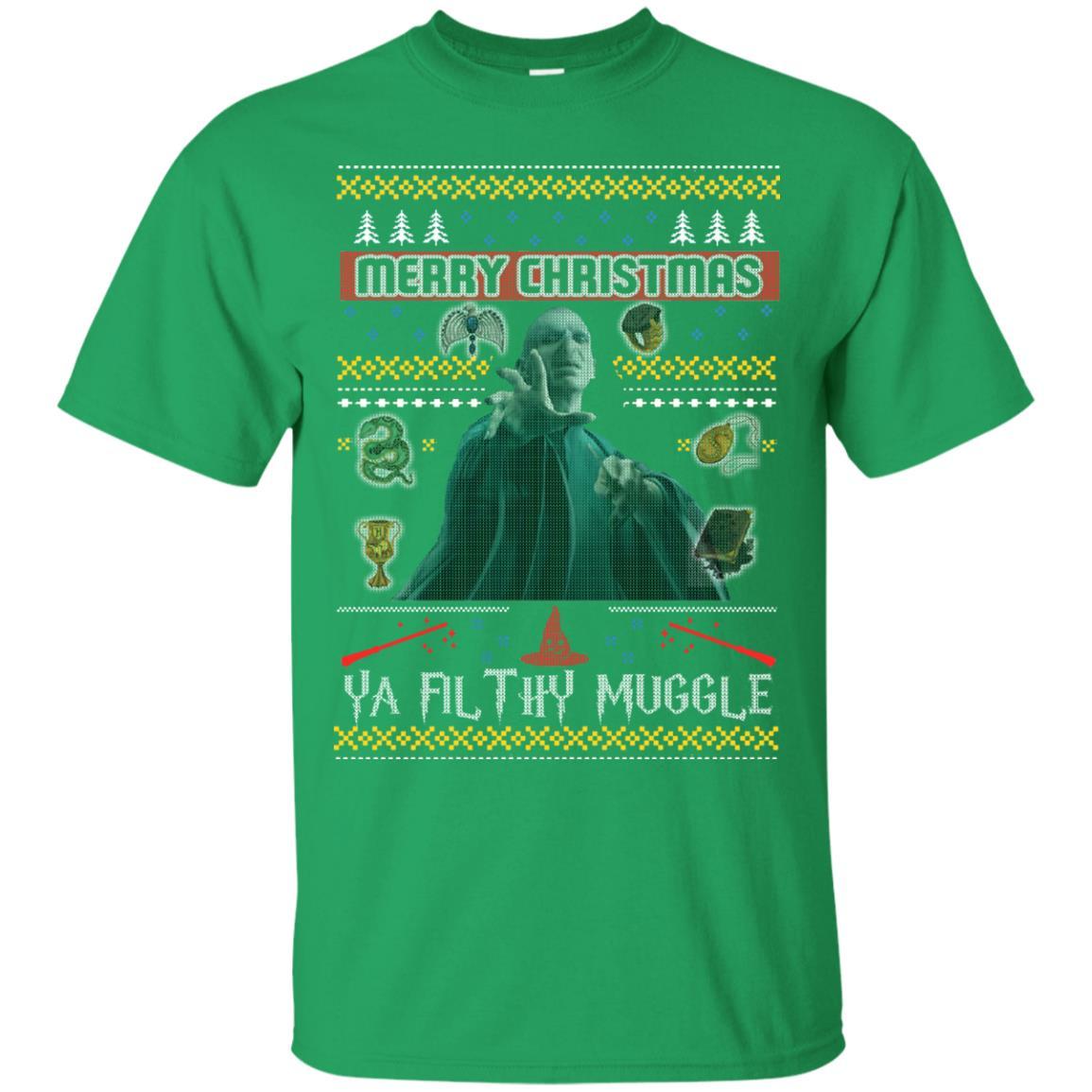Merry Christmas Ya Filthy Muggle Harry Potter Fan T-shirt