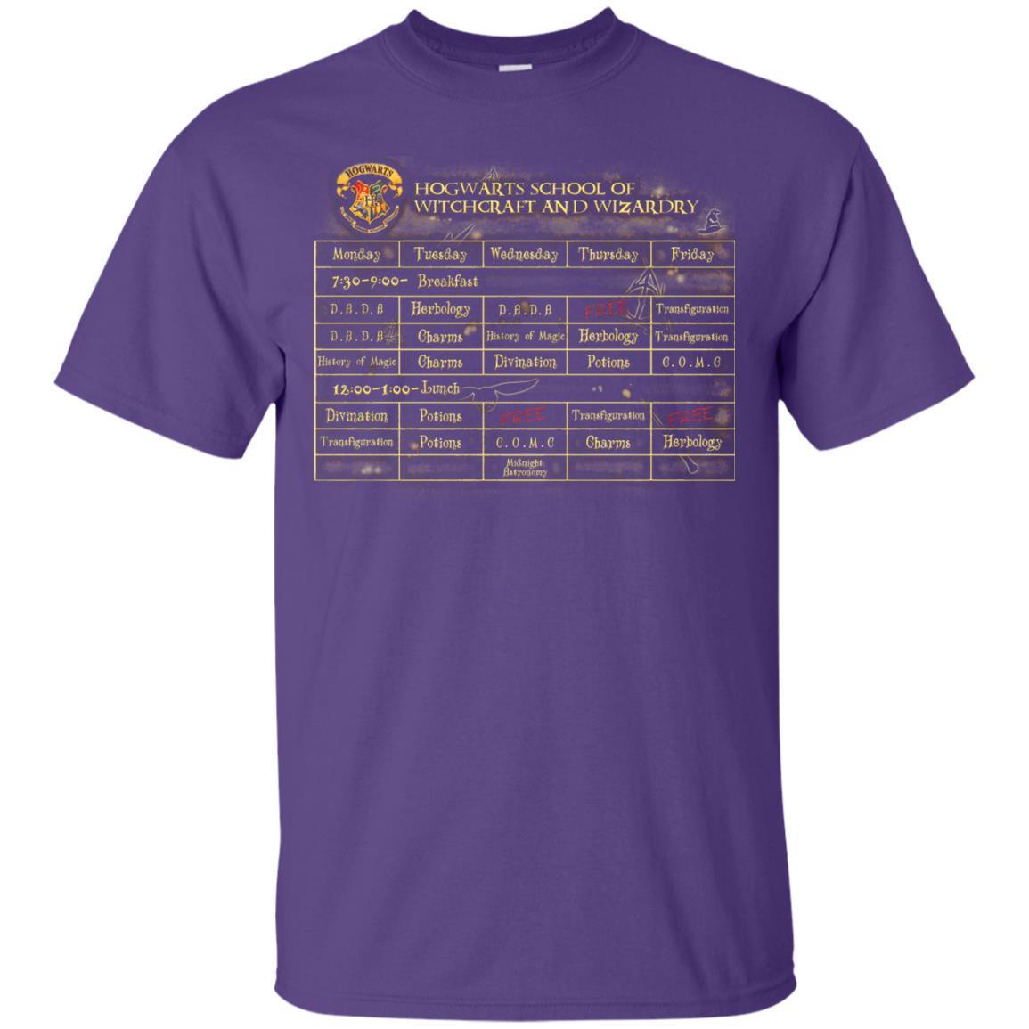 Harry's Schedule Harry Potter Shirt