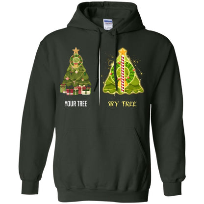 Harry Potter Christmas Tree Shirt Forest Green S 