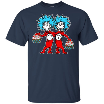 Dr. Seuss Thing 1 Thing 2 Easter Egg T-shirt