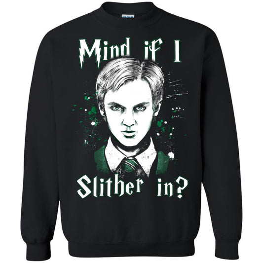 Mind If I Slither In Slytherin House Harry Potter Shirt Black S 