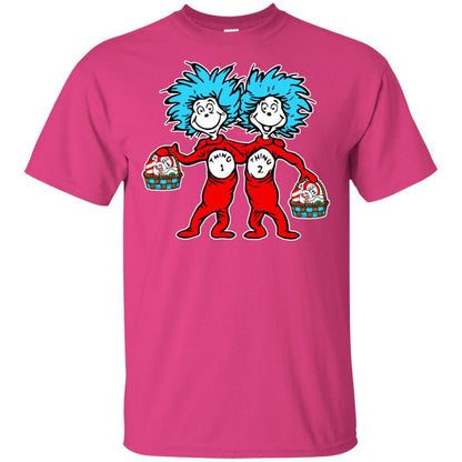 Dr. Seuss Thing 1 Thing 2 Easter Egg T-shirt Heliconia S 