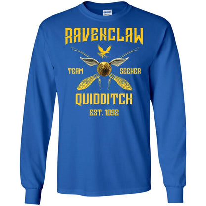 Ravenclaw Quiddith Team Seeker Est 1092 Harry Potter Shirt Royal S 