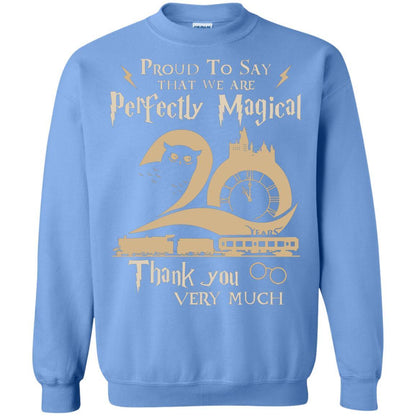 Proud To Say That We Are Perfectly Magical  Thank You Very Much Harry Potter Fan T-shirt Carolina Blue S 