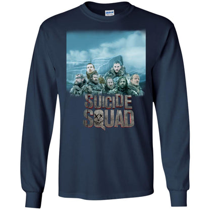 Suicide Squad Game Of Thrones Version T-shirt Navy S 