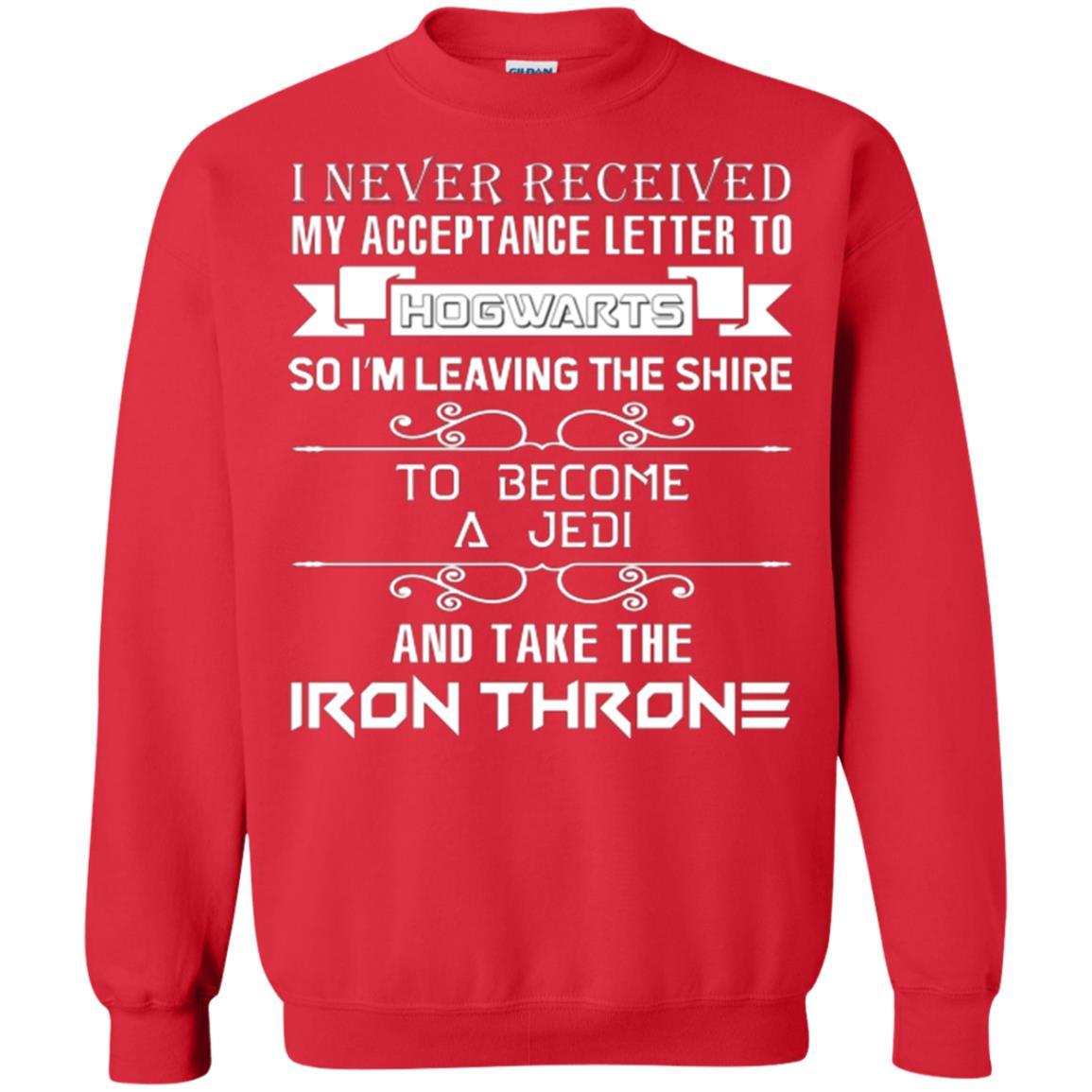 I Never Received My Acceptance Letter To Hogwarts Harry Potter Fan T-shirt Red S 